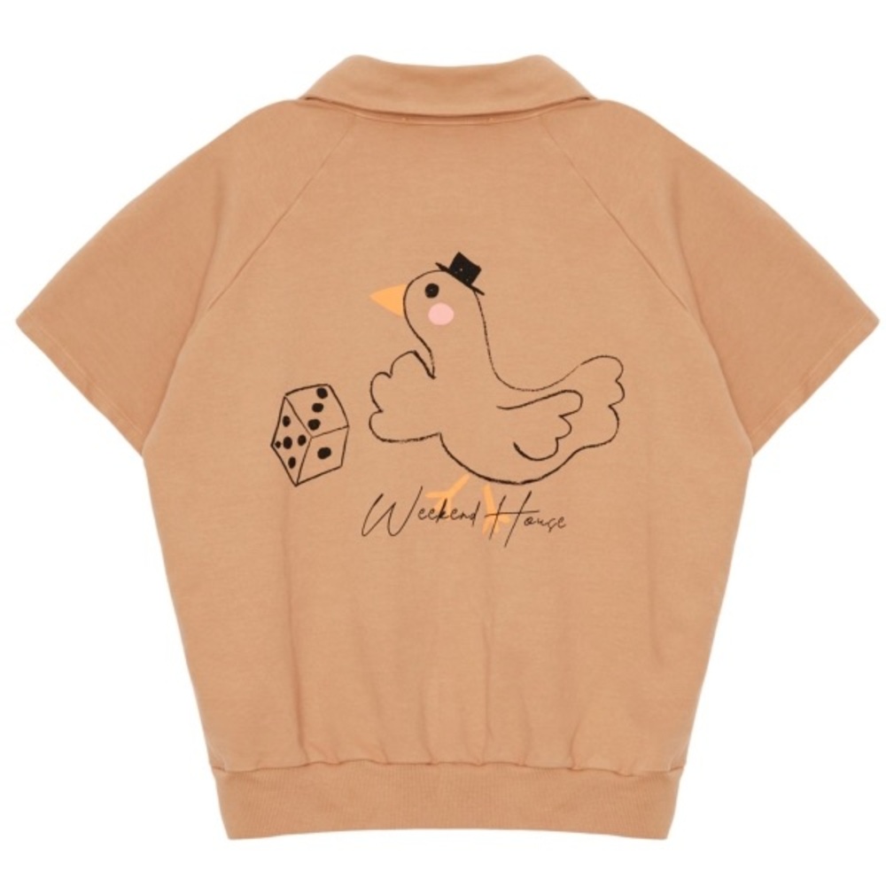Weekend House Kids Short Sleeve Goose Polo Tee Size 3/4 - Picture 4 of 15